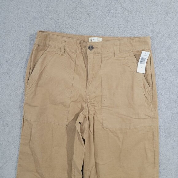 NEW Weatherproof Vintage Corduroy Womens 14 Tan Wide-Leg Pants// 26PT - Picture 7 of 8